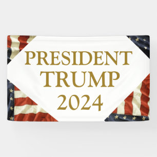 Trump 2024 spandoek