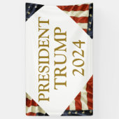 Trump 2024 spandoek (Verticaal)