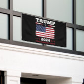 Trump 2024 spandoek (Buitenkant Gebouw)