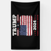 Trump 2024 spandoek (Verticaal)