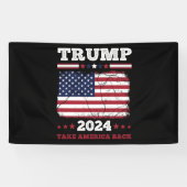 Trump 2024 spandoek (Horizontaal)