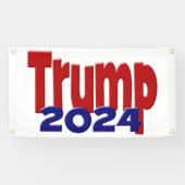 Trump 2024 spandoek (Horizontaal)