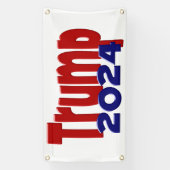 Trump 2024 spandoek (Verticaal)