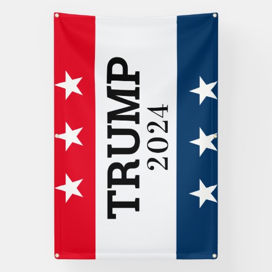 Trump 2024 spandoek (Verticaal)