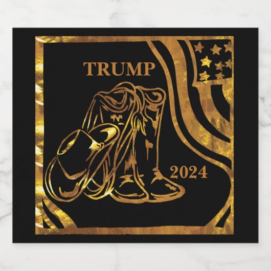 TRUMP 2024 SPARKLING WIJNETIKET (Enkel label)