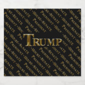 TRUMP 2024 SPARKLING WIJNETIKET (Enkel label)
