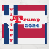 TRUMP 2024 SPARKLING WIJNETIKET (Enkel label)