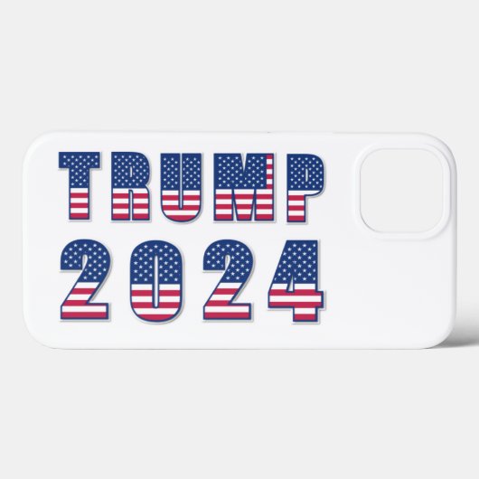 Trump 2024 Stars and Stripes Case-Mate iPhone Case (Achterkant (horizontaal))
