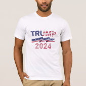 Trump 2024 Stars and Stripes T-shirt (Voorkant)