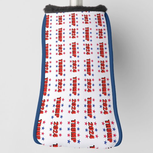 Trump 2024 Stars Golf Putter Hoesje Golfheadcover (Draai 90)