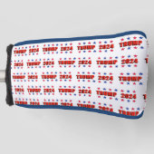 Trump 2024 Stars Golf Putter Hoesje Golfheadcover (Voorkant)