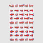 Trump 2024 Stars Golf Towel Golfhanddoek (Voorkant)