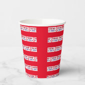 Trump 2024 Stars Papieren Bekers (Links)