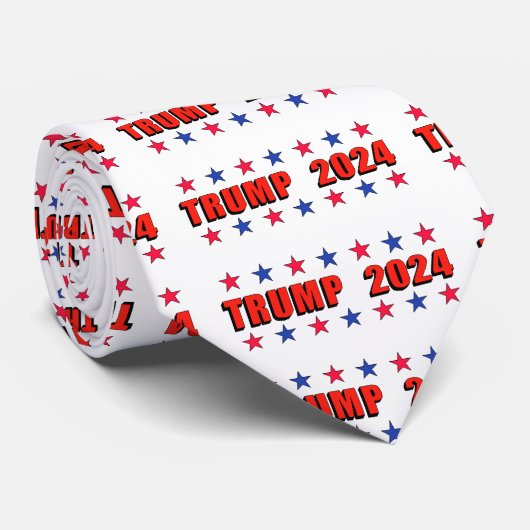 TRUMP 2024 Stars Stropdas (Opgerold)
