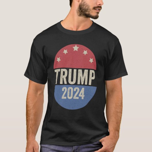 Trump 2024 Stem Opnieuw Grappige Verkiezing Trump T-shirt (Voorkant)