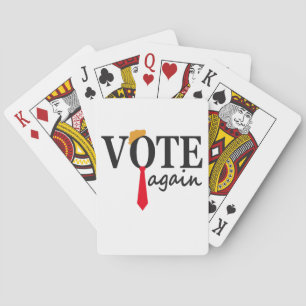 Trump 2024 Stem Opnieuw Patriottisch Amerikaans Ca Pokerkaarten