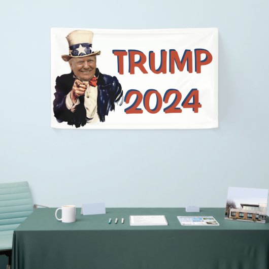 TRUMP 2024 STEMMING RED WAVE POLITICAL SPANDOEK (Beurs)