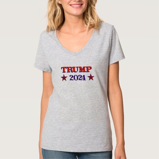Trump 2024 sterren t-shirt (Voorkant)