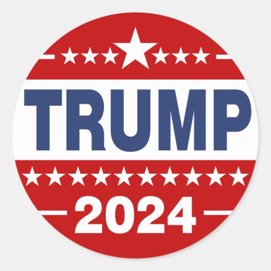 Trump 2024 Sticker (Voorkant)