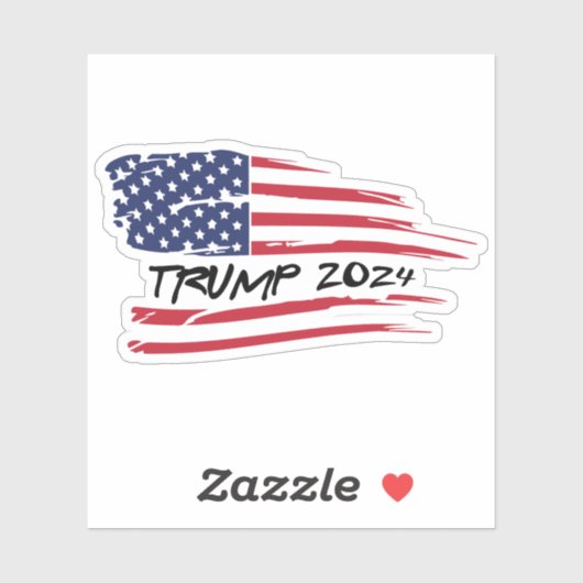 Trump 2024 sticker (Vel)