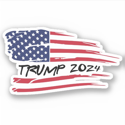 Trump 2024 sticker (Voorkant)