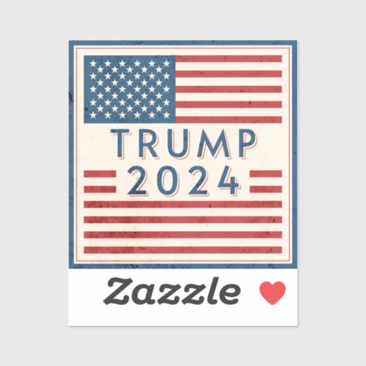 Trump 2024 sticker (Vel)