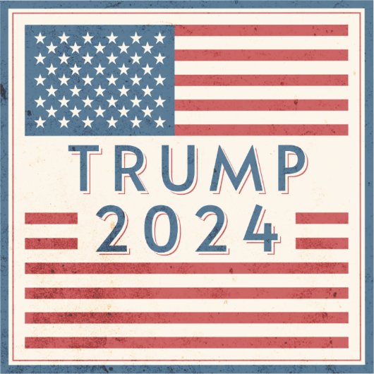 Trump 2024 sticker (Voorkant)