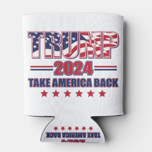 Trump-2024-Take-America-Back Blikjeskoeler (Achterkant)