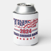 Trump-2024-Take-America-Back Blikjeskoeler (Blikje Achterkant)