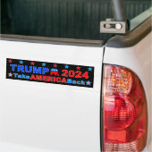 TRUMP 2024 Take America Back Bumpersticker (Op Truck)