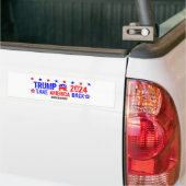 TRUMP 2024 Take America Back Bumpersticker (Op Truck)