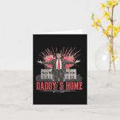 Trump 2024 Take America Back Daddy's Home Trump Pi Kaart (Gele Bloem)