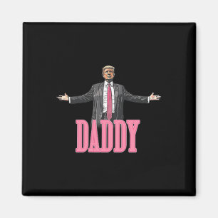 Trump 2024 Take America Back Daddy's Home Trump Pi Magneet