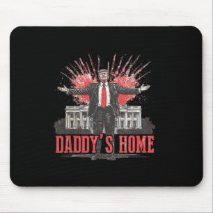Trump 2024 Take America Back Daddy's Home Trump Pi Muismat