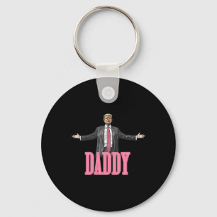 Trump 2024 Take America Back Daddy's Home Trump Pi Sleutelhanger