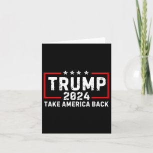 Trump 2024 Take America Back Election - De terugke Kaart