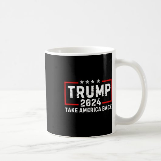 Trump 2024 Take America Back Election - De terugke Koffiemok (Rechts)