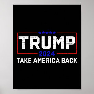 Trump 2024 Take America Back Election - De terugke Poster