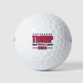 Trump-2024-Take-America-Back Golfballen (Voorkant)