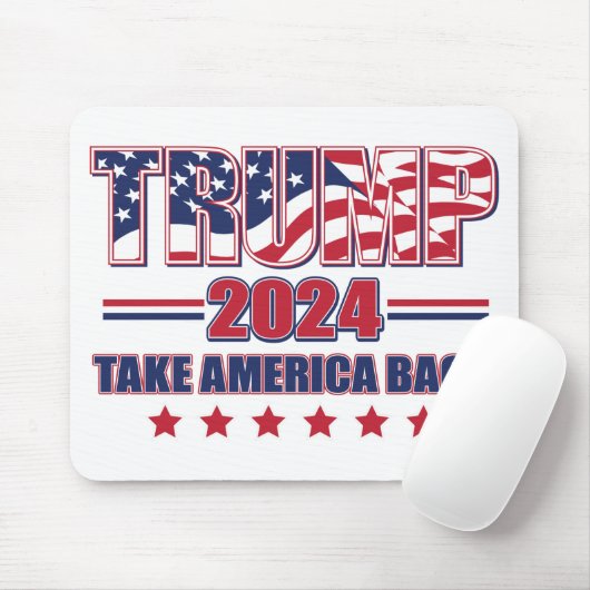 Trump-2024-Take-America-Back Muismat (Met muis)