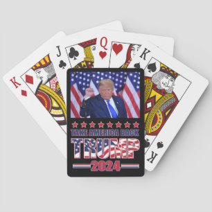 Trump 2024 Take America Back Pokerkaarten