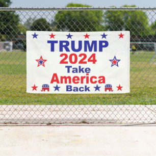 TRUMP 2024 Take America Back Spandoek