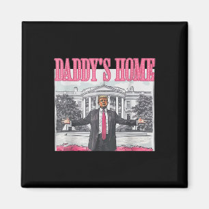 Trump 2024 Take America CK Daddy's Home Trump Pink Magneet