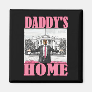 Trump 2024 Take America CK Daddy's Home Trump Pink Magneet