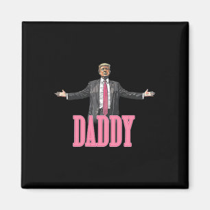 Trump 2024 Take America CK Daddy's Home Trump Pink Magneet