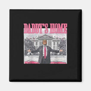 Trump 2024 Take America CK Daddy's Home Trump Pink Magneet
