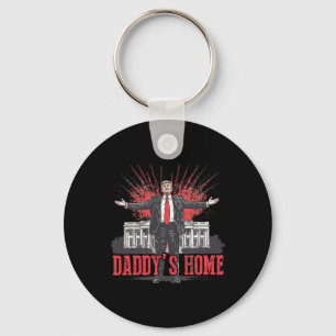 Trump 2024 Take America CK Daddy's Home Trump Pink Sleutelhanger