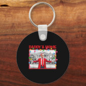 Trump 2024 Take America CK Daddy's Home Trump Pink Sleutelhanger (Voorkant)