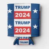 Trump 2024 Texaanse vlag Blikjeskoeler (Voorkant)
