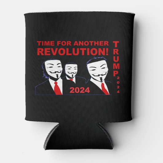 Trump 2024 Tijd voor een nieuwe Trump-revolutie Blikjeskoeler (Voorkant)
